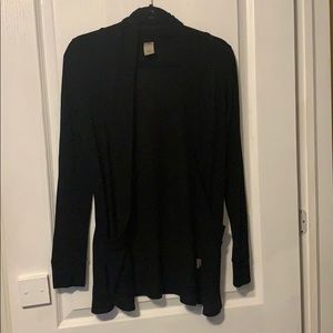 Black pain cardigan